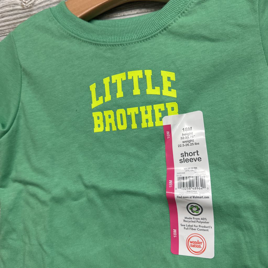 NEW Shirt Little Brother 18M