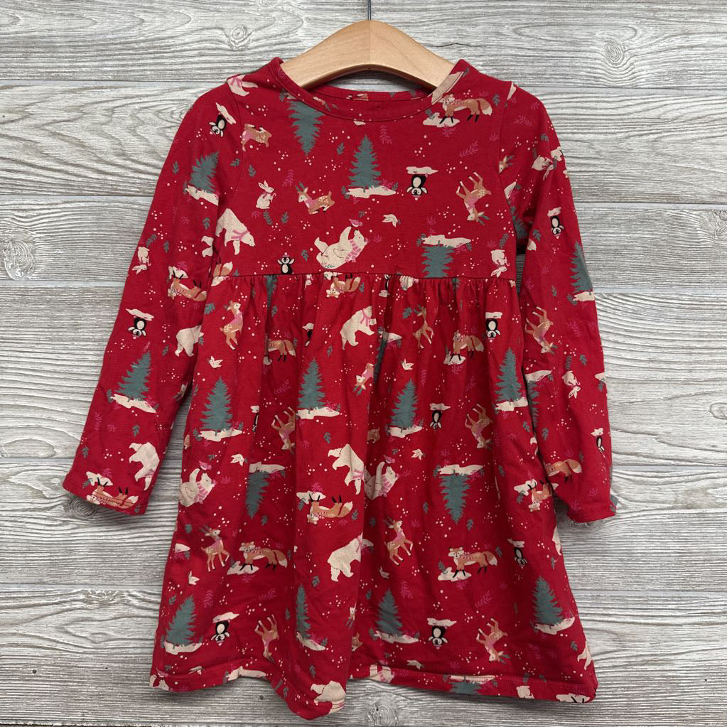 LS Dress Reindeer Polar Bears 5T