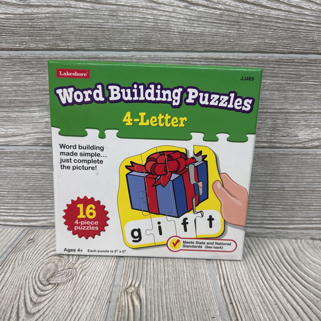 Word Building Puzzles 4 Letter