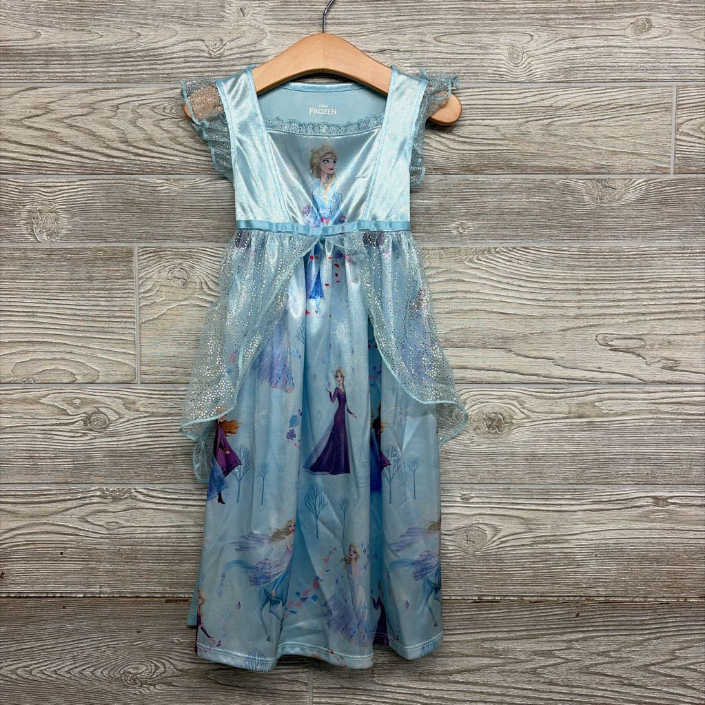 Flutter Sleeve PJ Gown Elsa Anna Olaf 3T