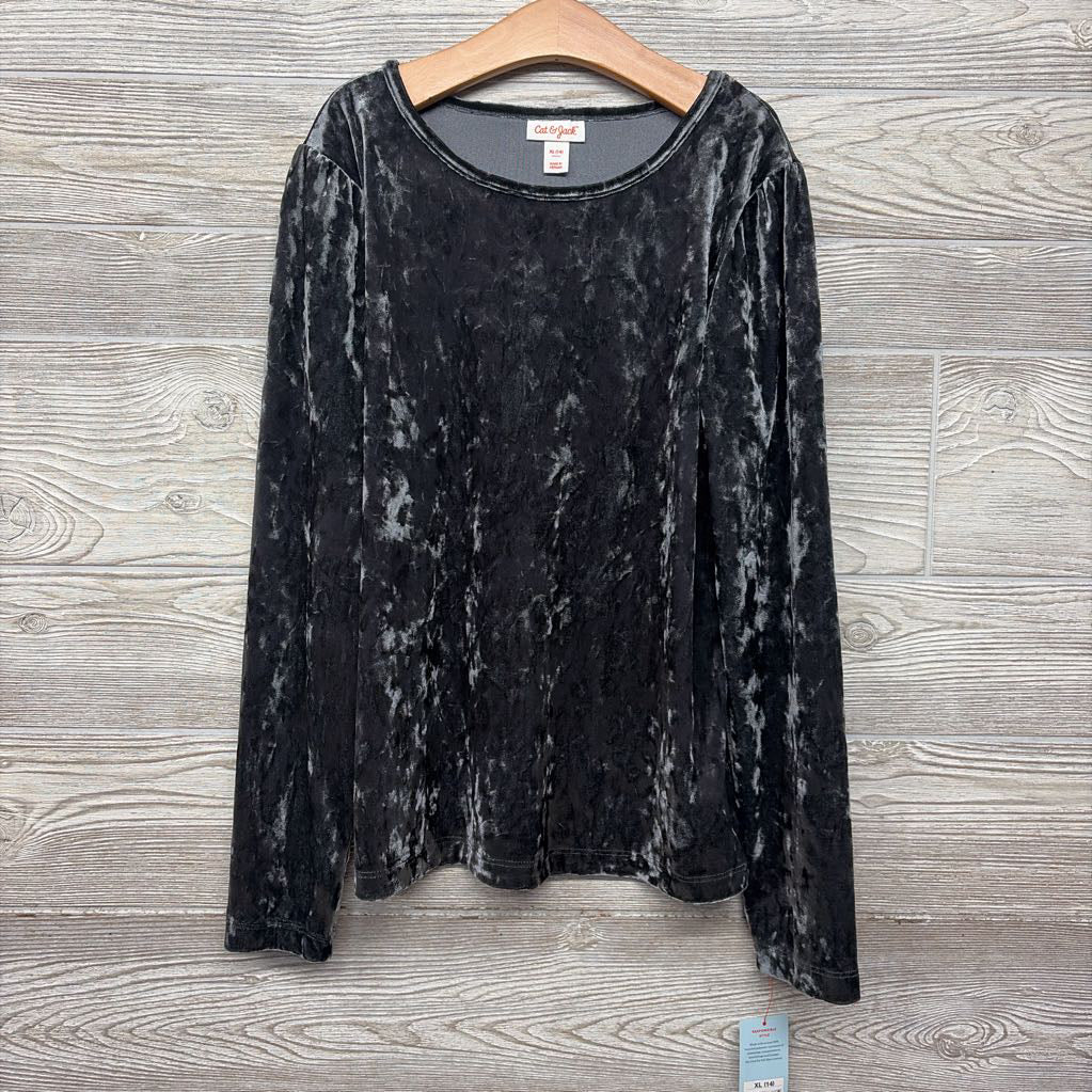 NEW LS Crushed Velvet Shirt 14