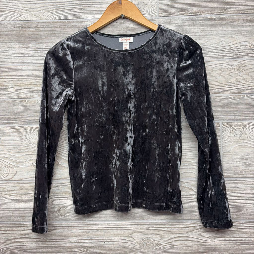 LS Crushed Velvet Shirt 10-12