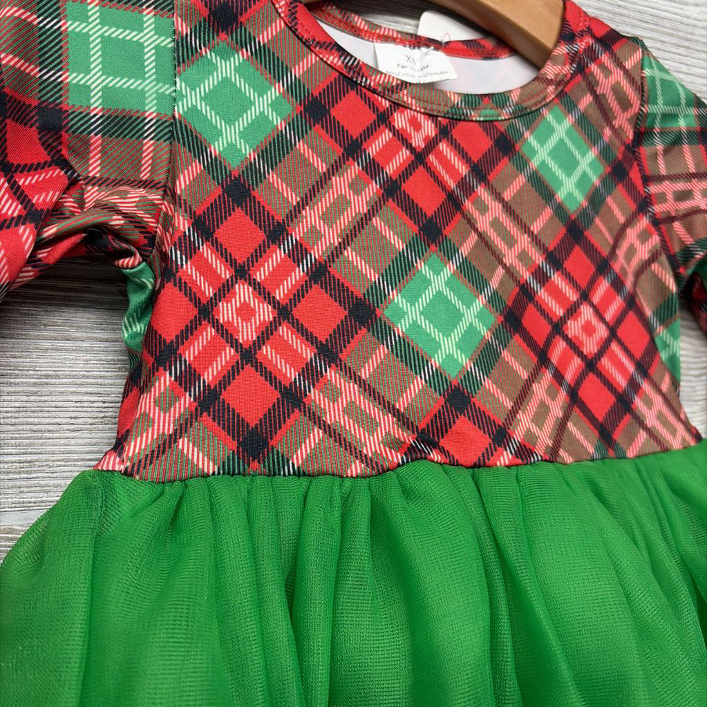 NEW Tulle Plaid Dress 12-18M