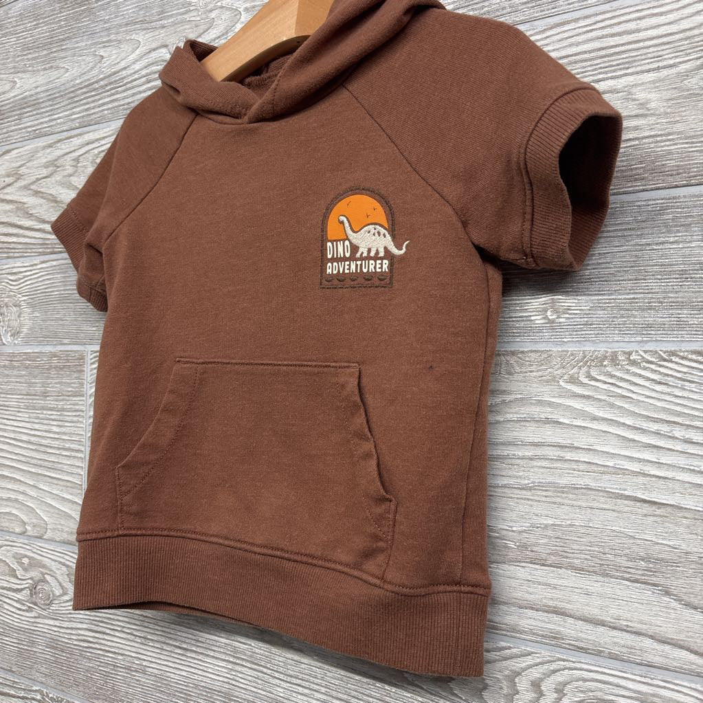 French Terry Shirt W/ Hodo Dino Adventurer 2T