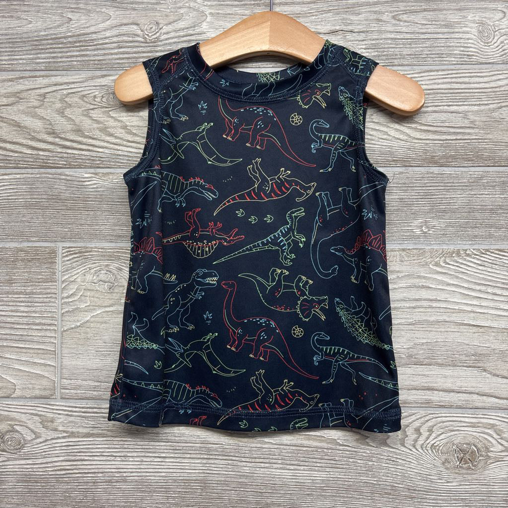 Active Tank Top Dinosaurs 2T