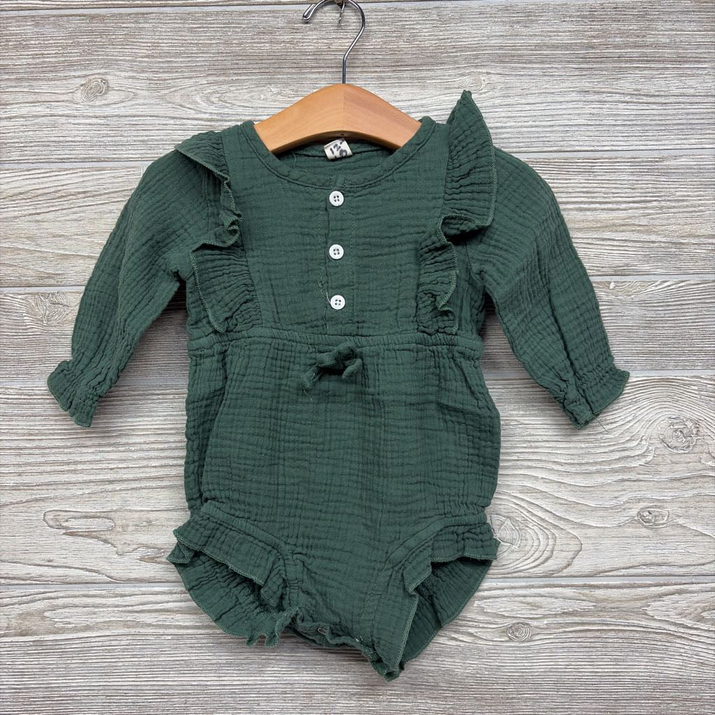 Muslin Ruffle Bodysuit 12-18M
