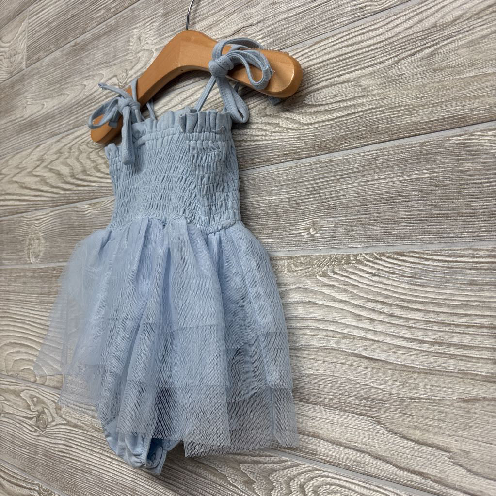 Tank Smocked Tutu Bodysuit 6-12M