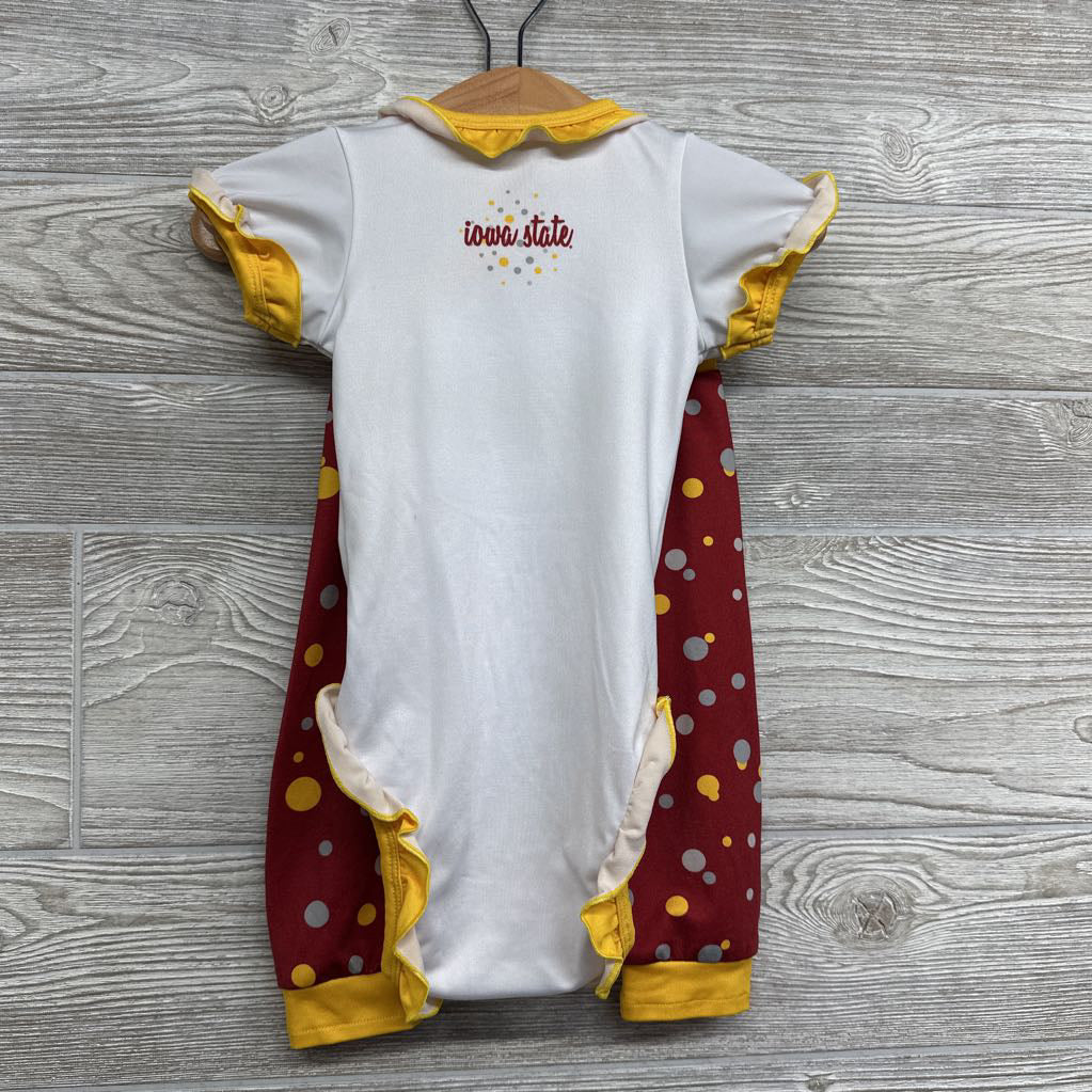 Iowa State Ruffle Bodysuit & Polka Dot Pants 6-9M