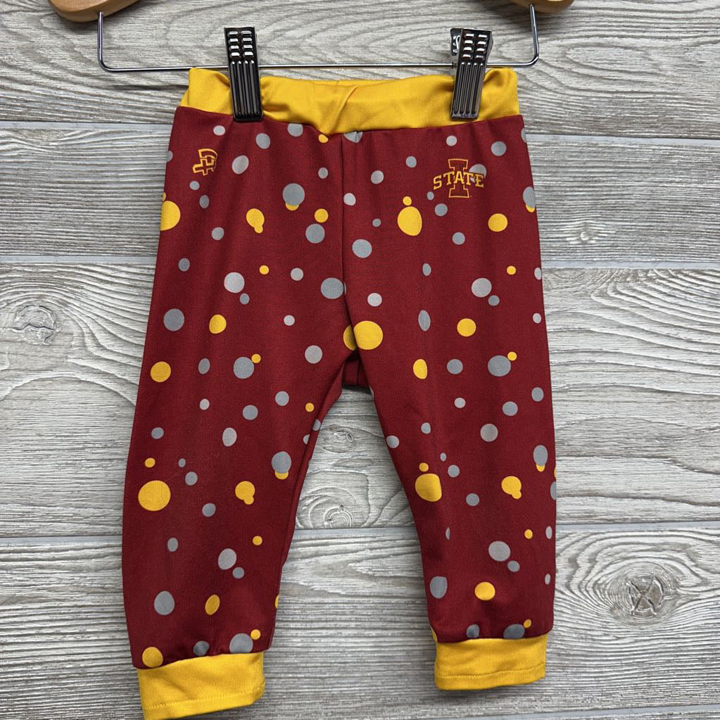 Iowa State Ruffle Bodysuit & Polka Dot Pants 6-9M