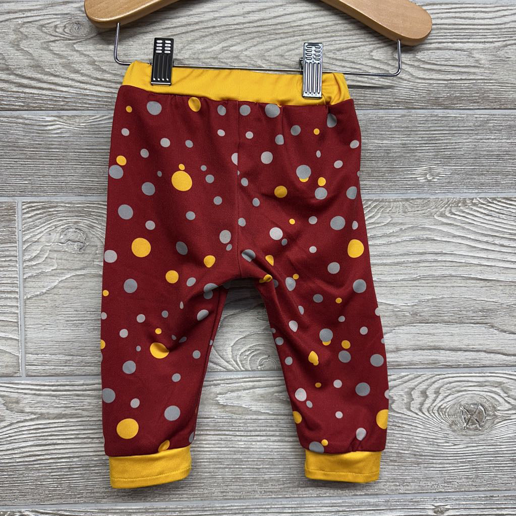 Iowa State Ruffle Bodysuit & Polka Dot Pants 6-9M
