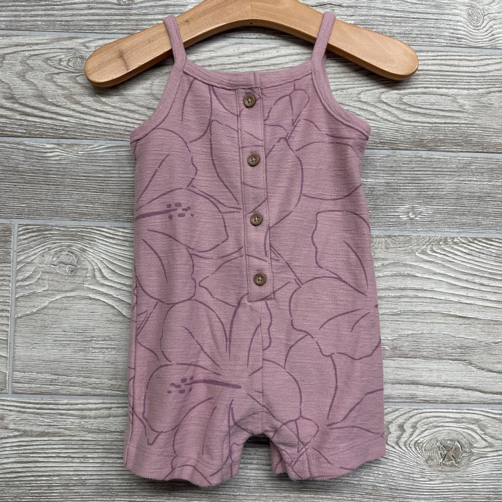 Romper Tank Top Flowers 6M