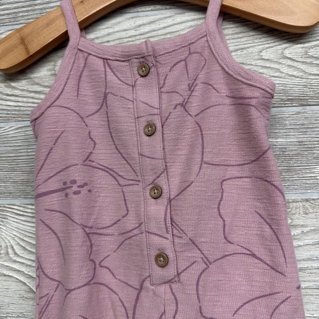 Romper Tank Top Flowers 6M