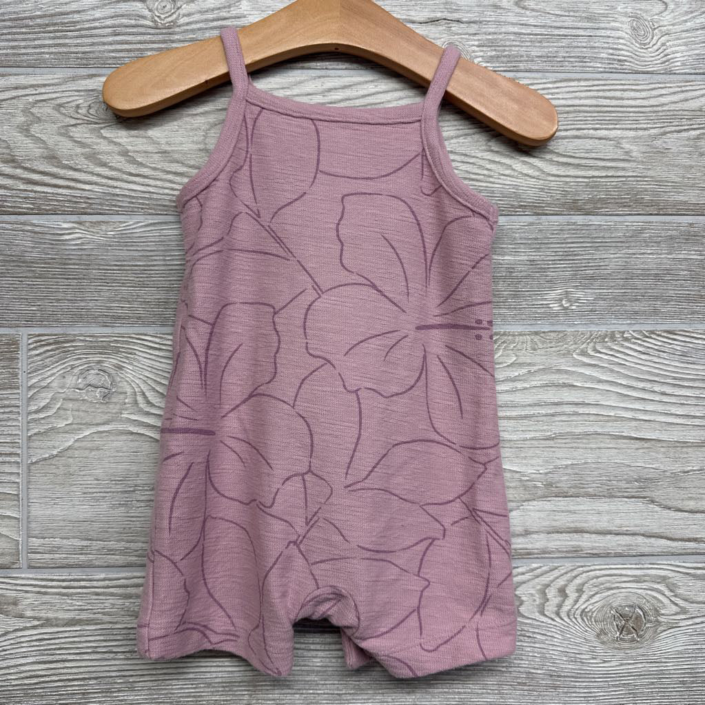 Romper Tank Top Flowers 6M
