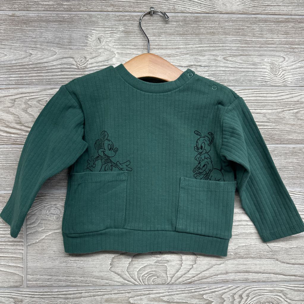 Ribbed Shirt Mickey Mouse 12M