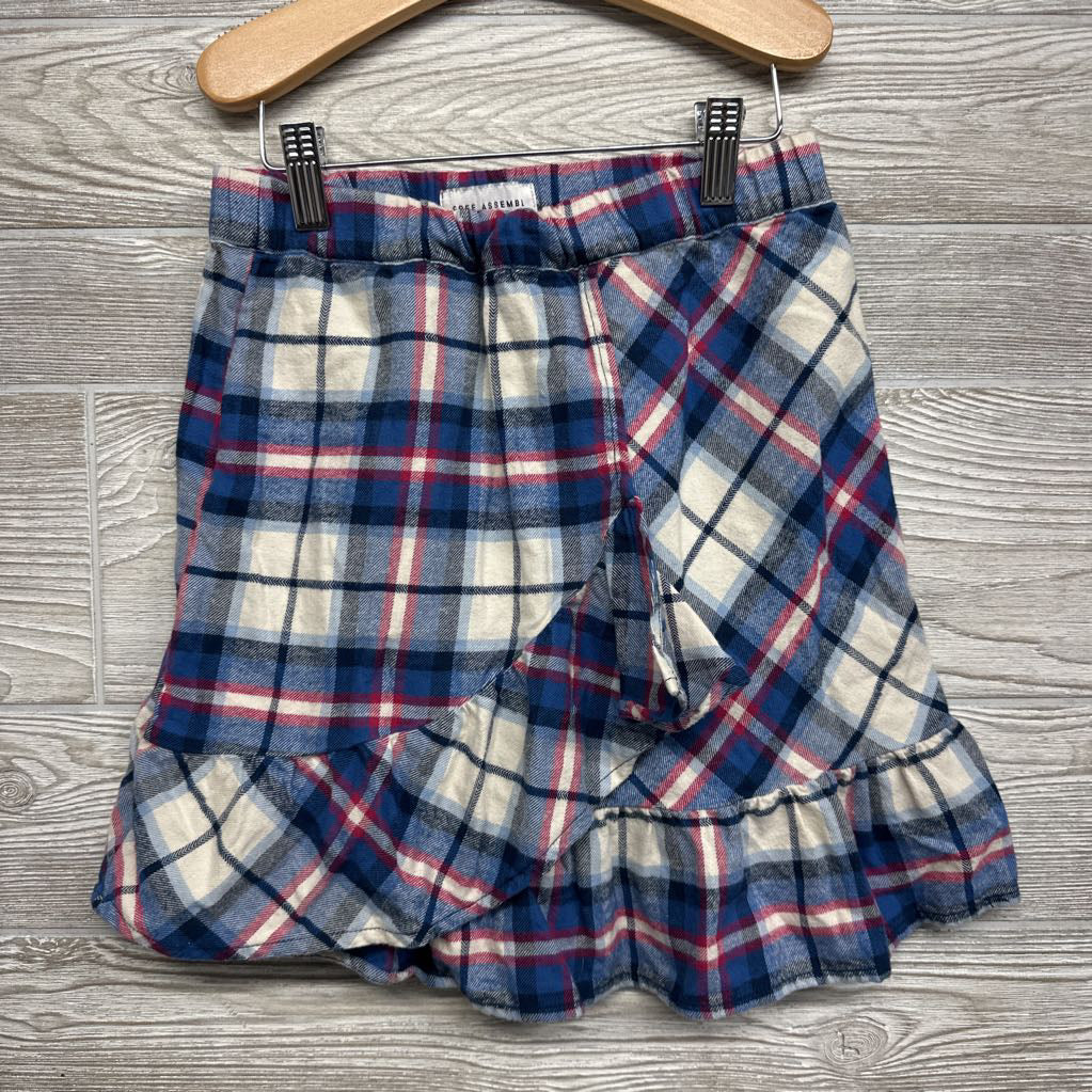 Plaid Ruffle Skirt 7-8