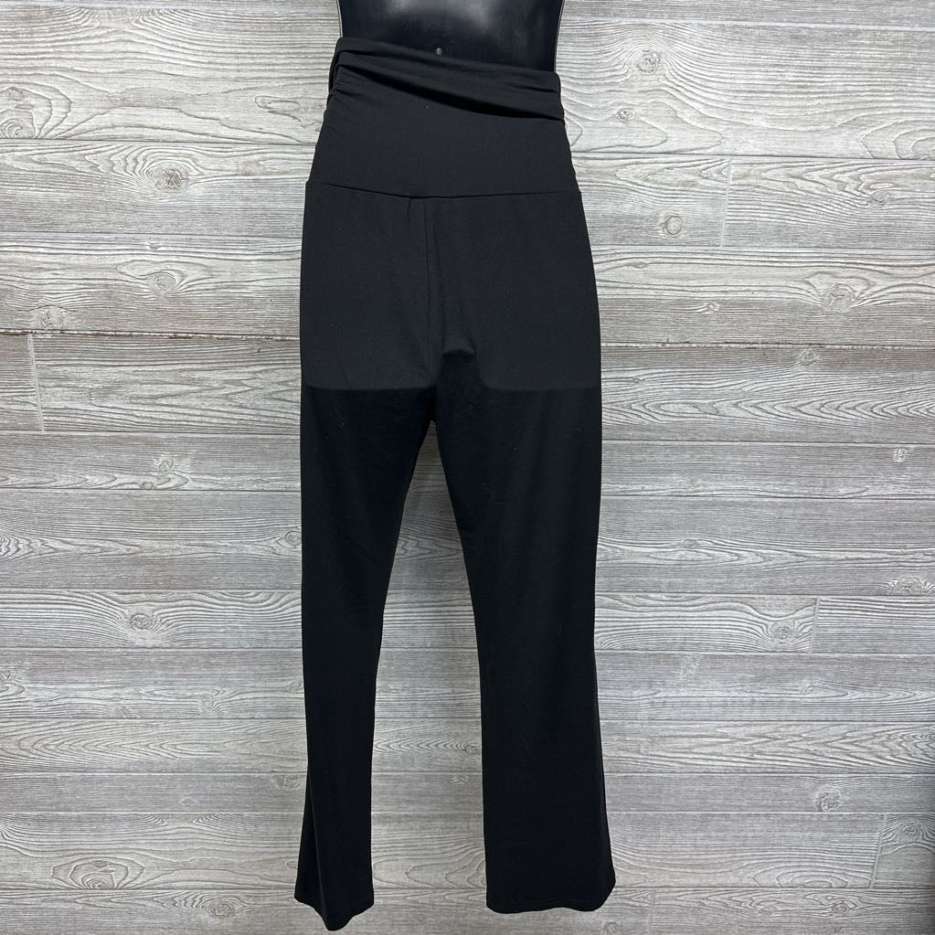 Ruched Full Panel Flare Pants Large