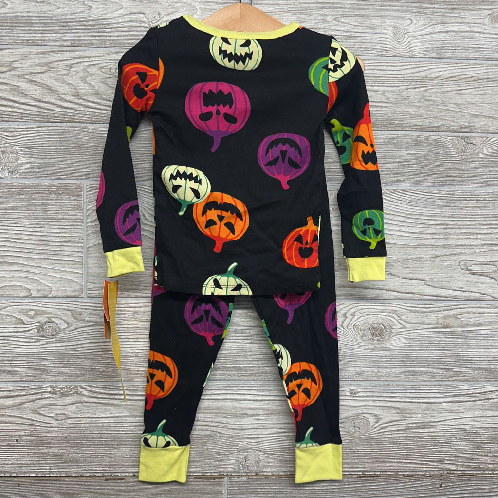 NEW 2 Pc LS PJs Pumpkins 3T