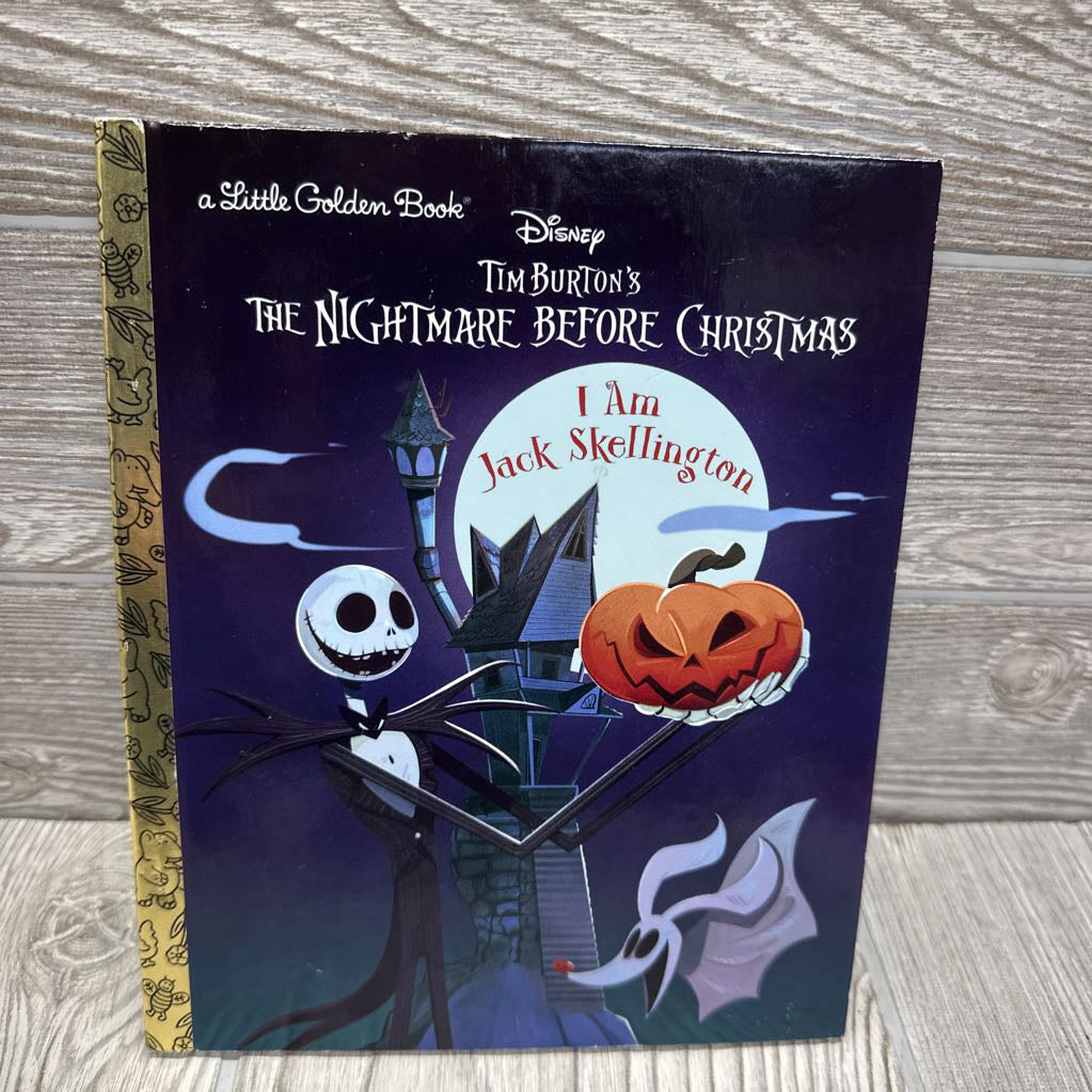 Little Golden Book The Nightmare Before Christmas I Am Jack Skellington