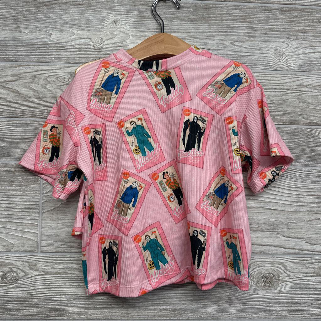 Handmade Ribbed Shirt & Shorts Scary Movie Characters 5T