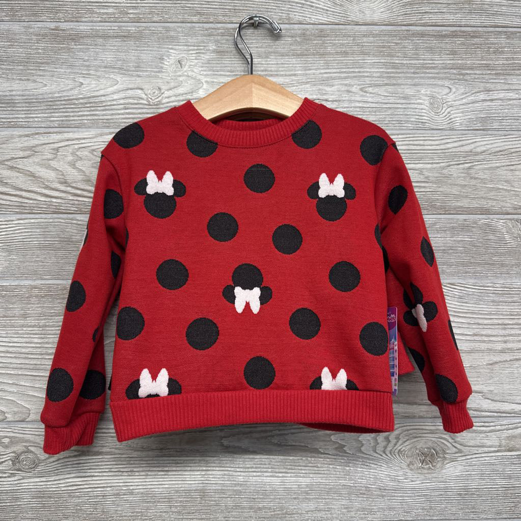 NEW Crewneck & Skirt Dots Minnie Mouse 3T