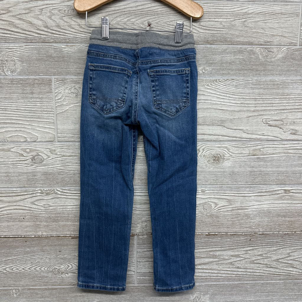 Pull On Drawstring Straight Jeans 5T