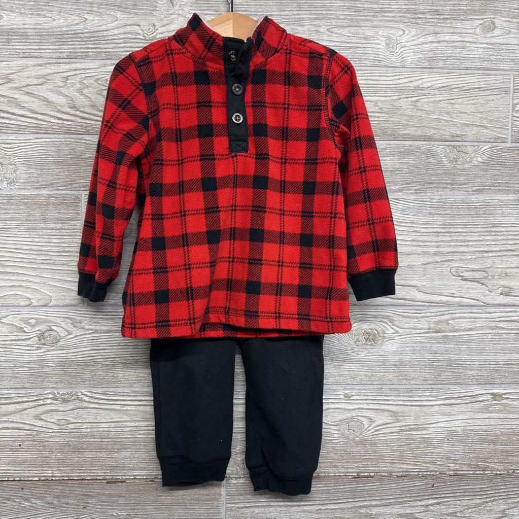 Fleece Henley Pullover & Joggers 3T
