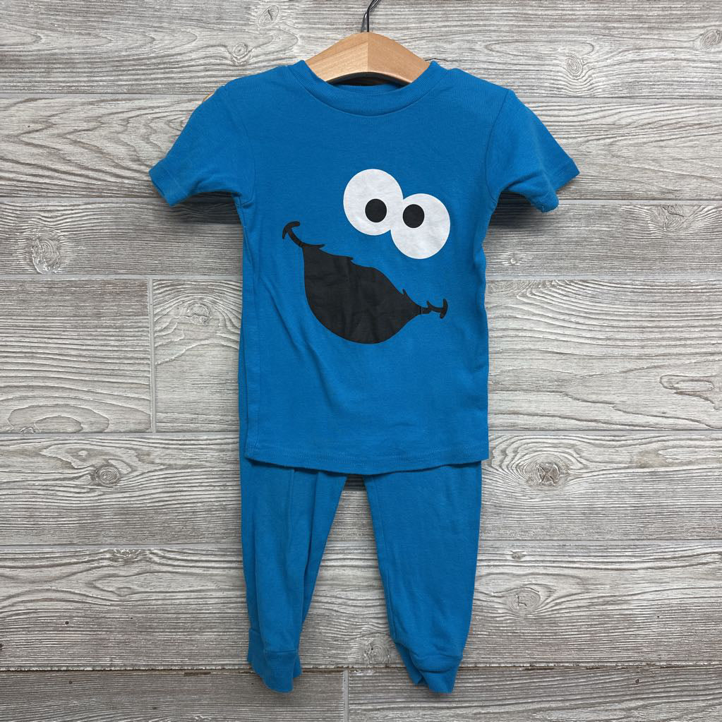 2 Pc PJs Cookie Monster 4T
