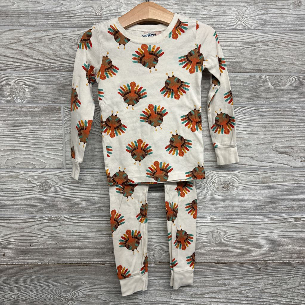 2 Pc PJs Turkeys 4T