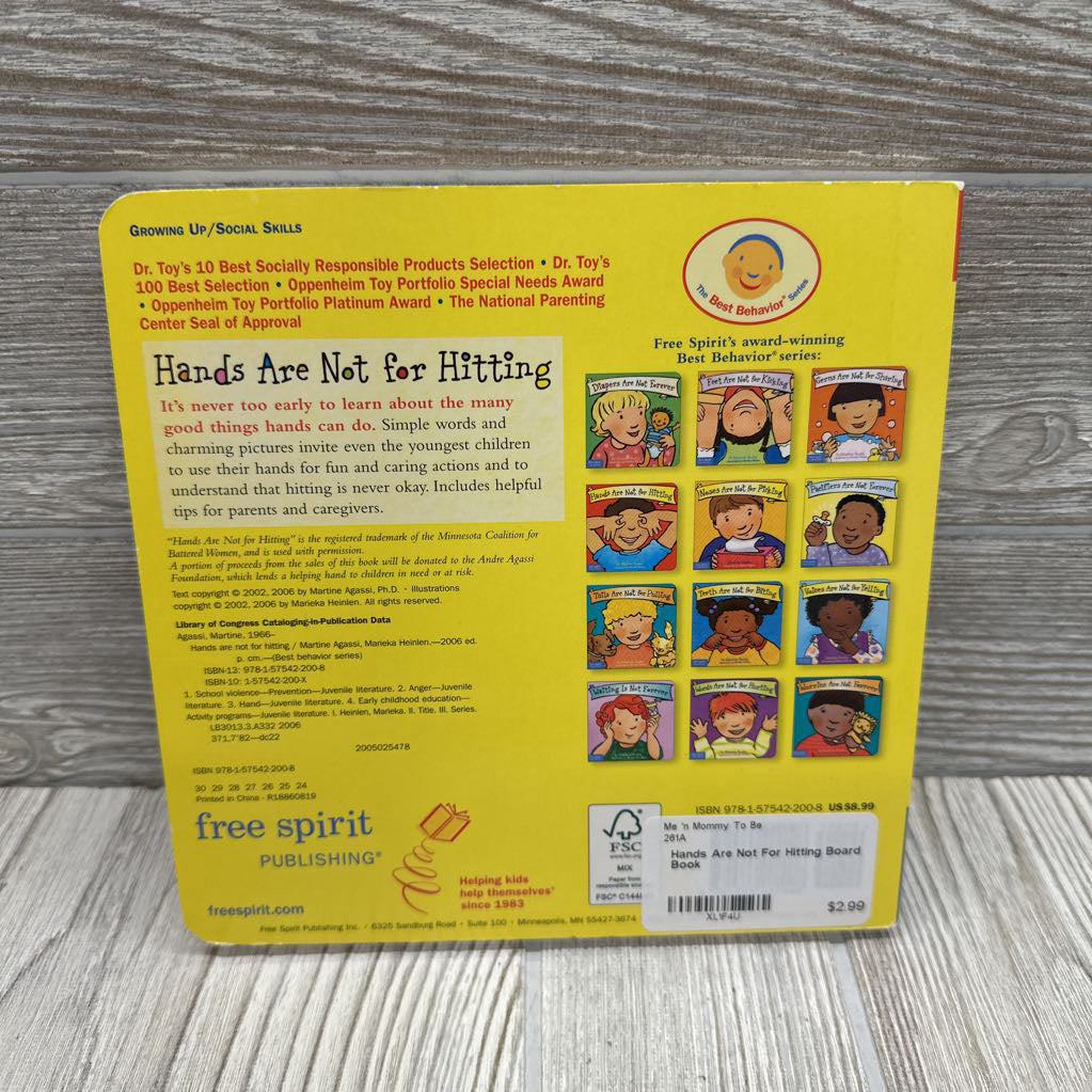 Hands Are Not For Hitting Board Book
