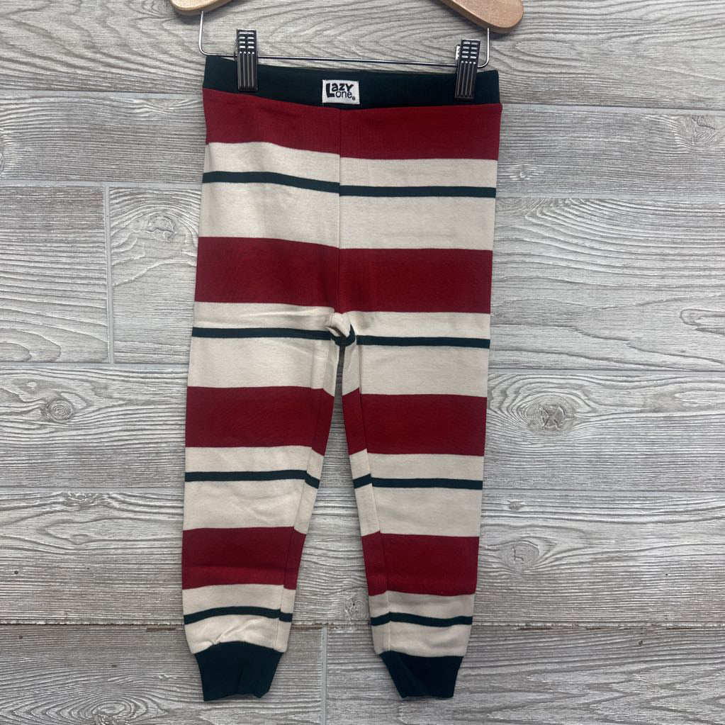 NEW 2 Pc LS PJs Naughtiest Elf Stripes 3T