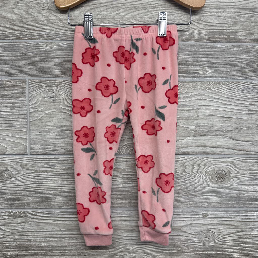 2 Pc LS Cozy PJs Flowers 18M