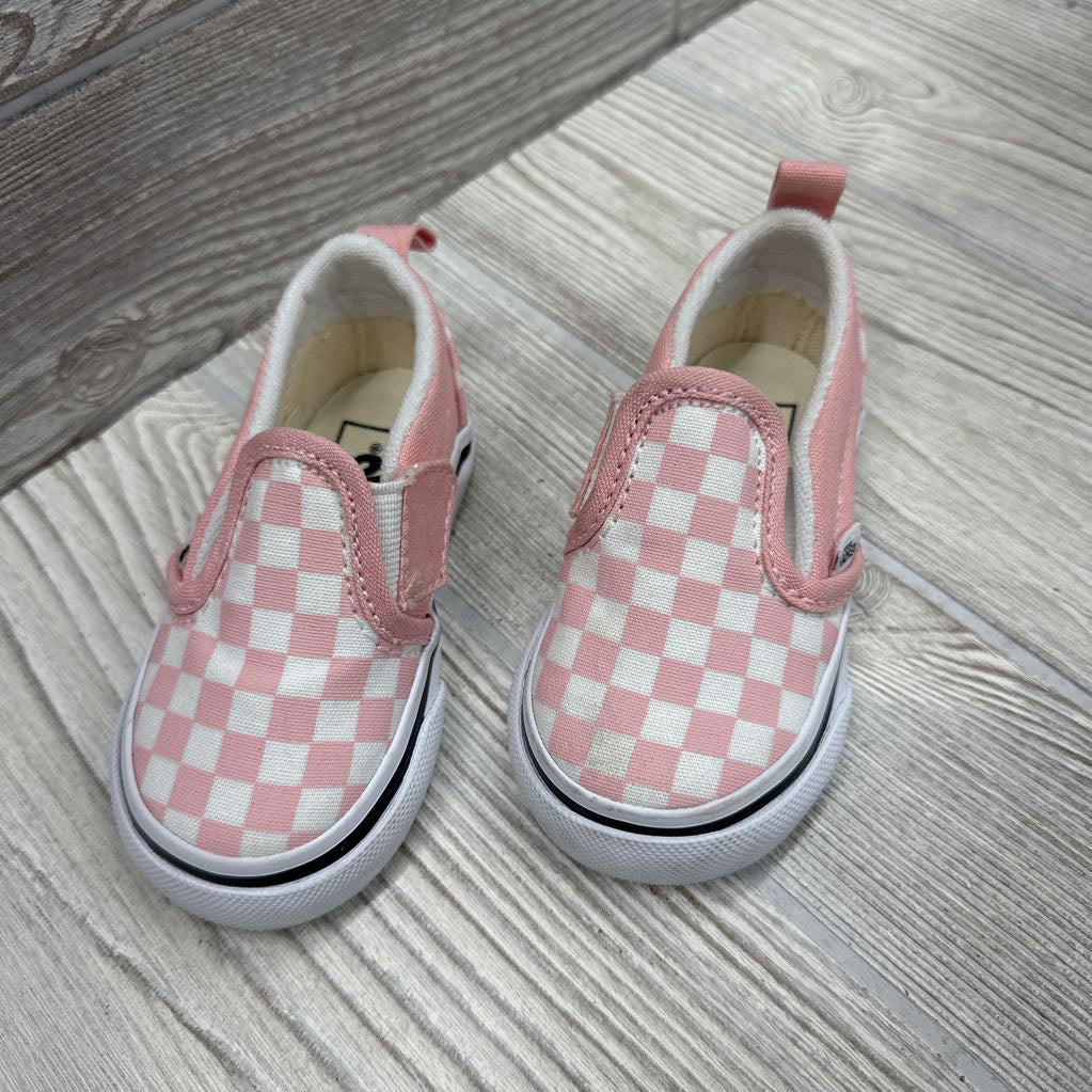 Checkerboard Velcro Shoes 4c