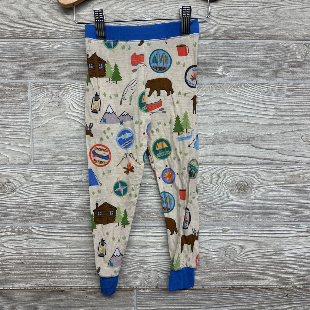 2 Pc Bamboo Pj Moose, Trees* 2t