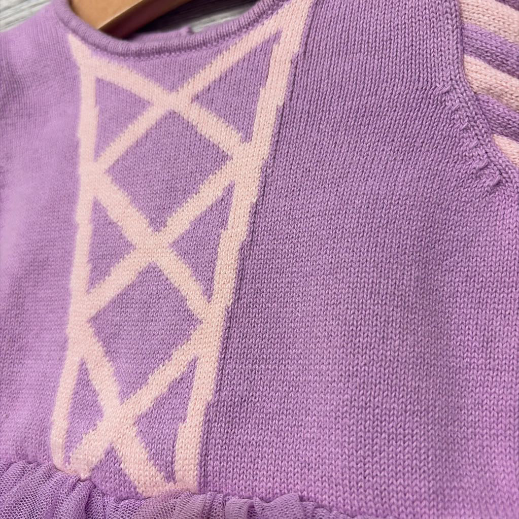 Sweater Dress Tulle Rapunzel 6-12M