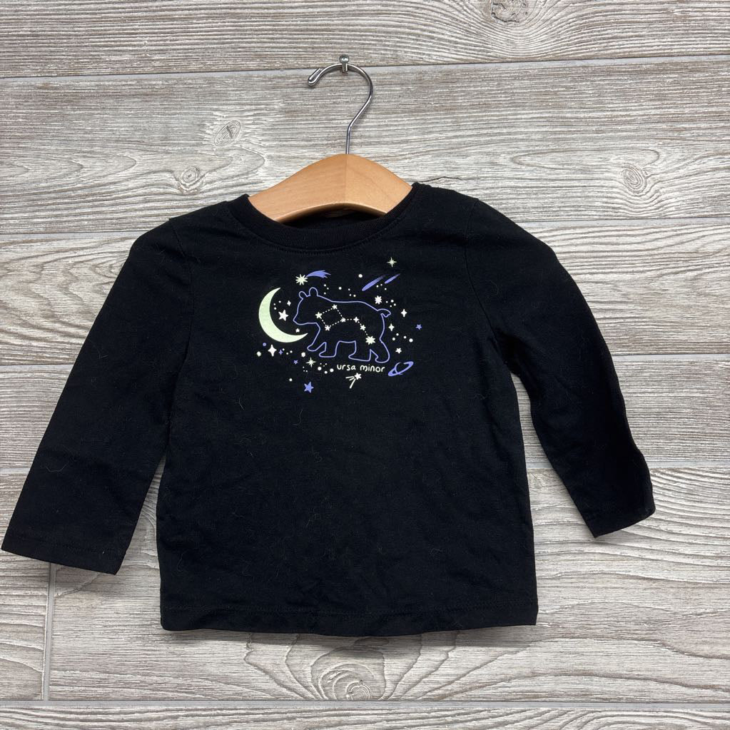 LS Shirt Bear Constellation 12M