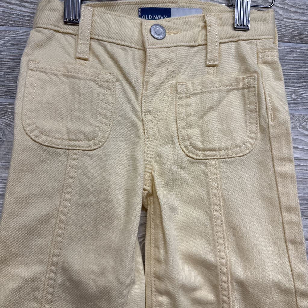 Wide Leg Jeans Front Pockets 3t