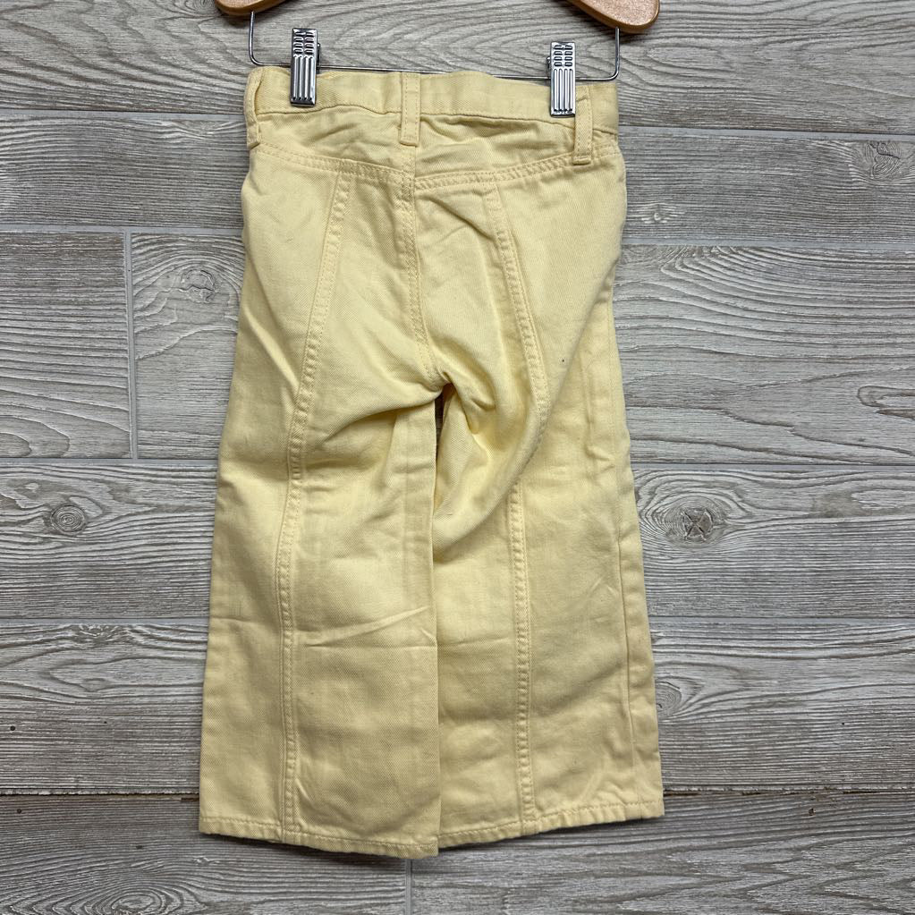Wide Leg Jeans Front Pockets 3t
