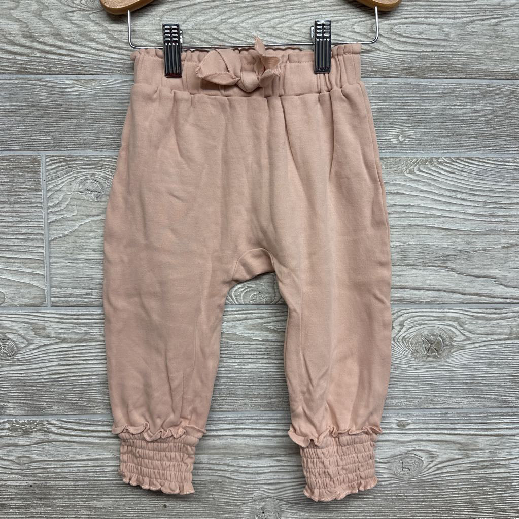 Organic Ruffle Neck Bodysuit, Pants & Headwrap 18-24M