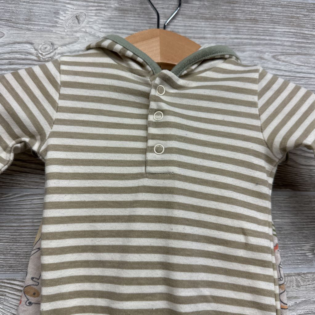 Crewneck Strong Brave, Striped Bodysuit & Pants 0-3M