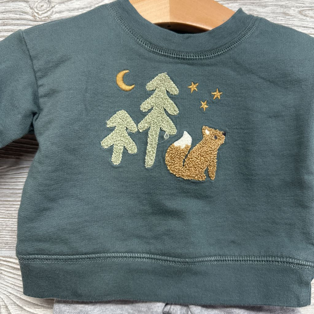 Crewneck Fox & Pants NB
