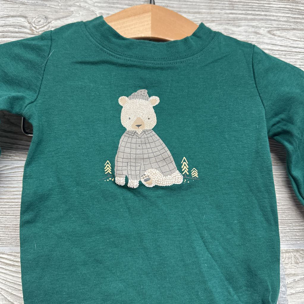 LS Shirt Bear & Pants 6M