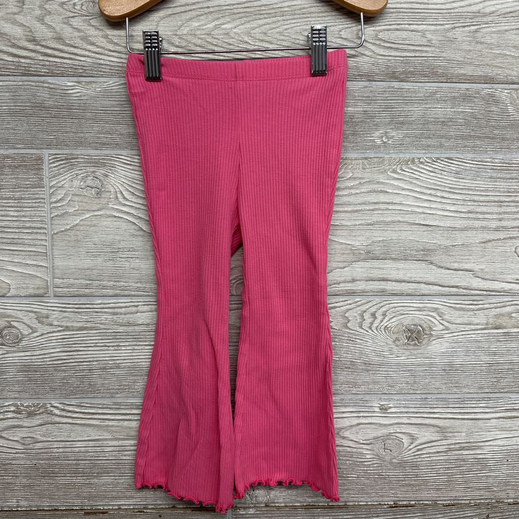 Lettuce Ribbed Flare Leggings 2t
