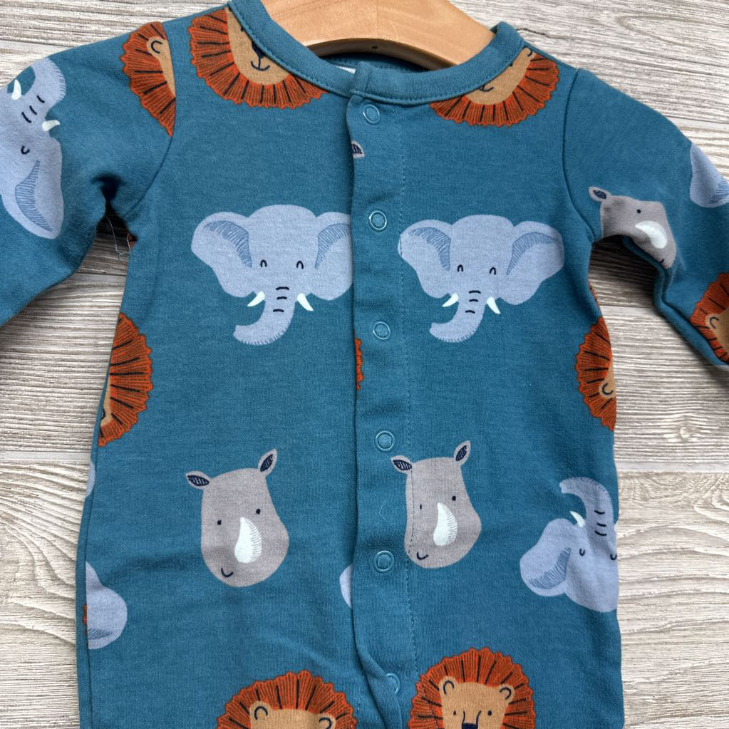 Button Up Sleeper Animals 3M