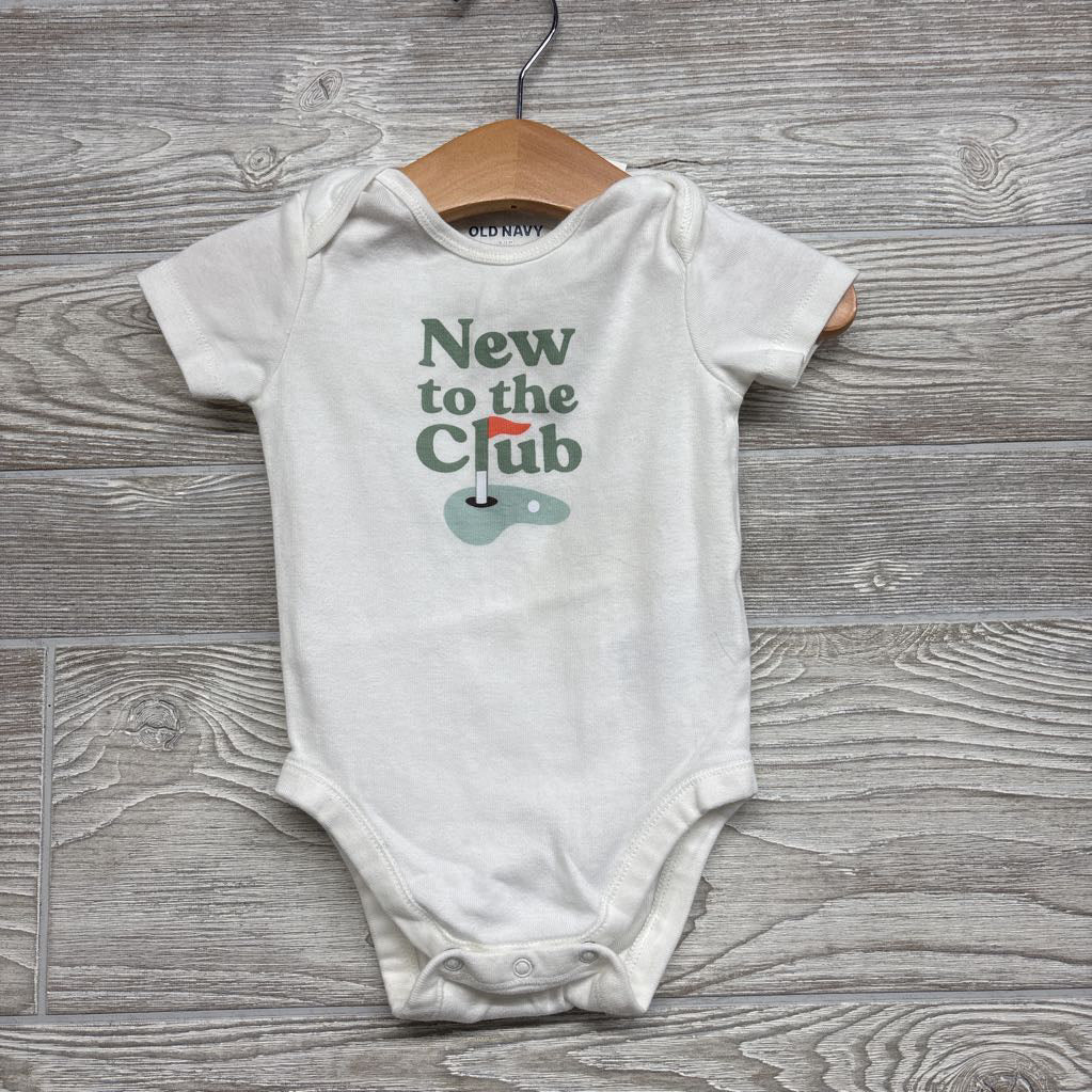 Bodysuit New To The Club 6-12M