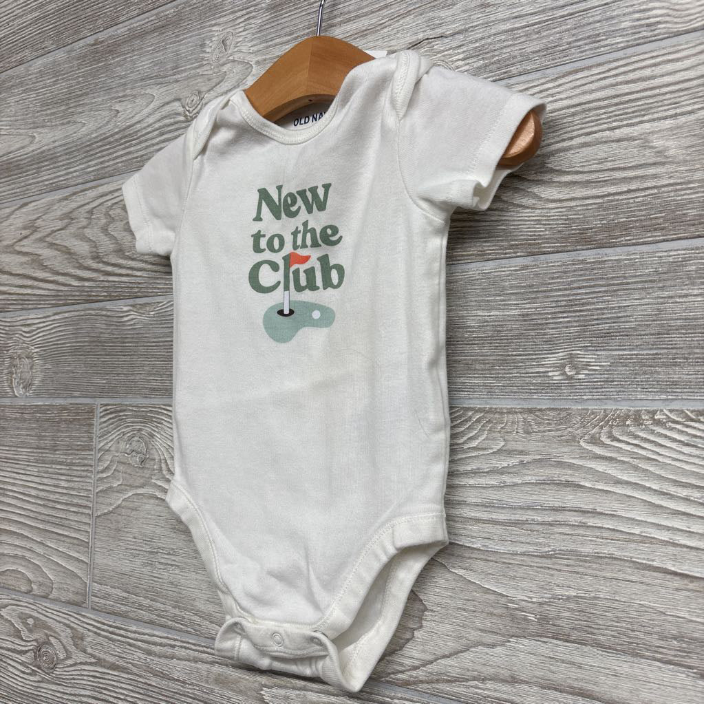 Bodysuit New To The Club 6-12M