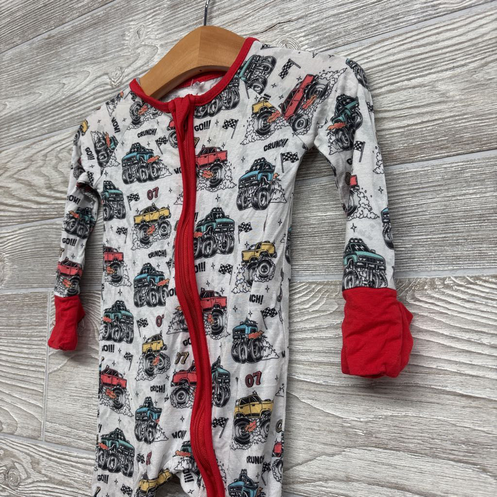 Bamboo Sleeper Monster Trucks 6-12M
