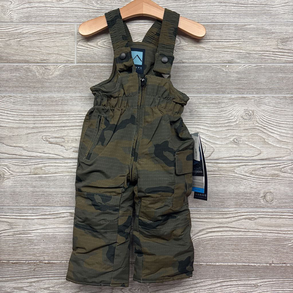NEW Bib Snow Pants Camo 9M