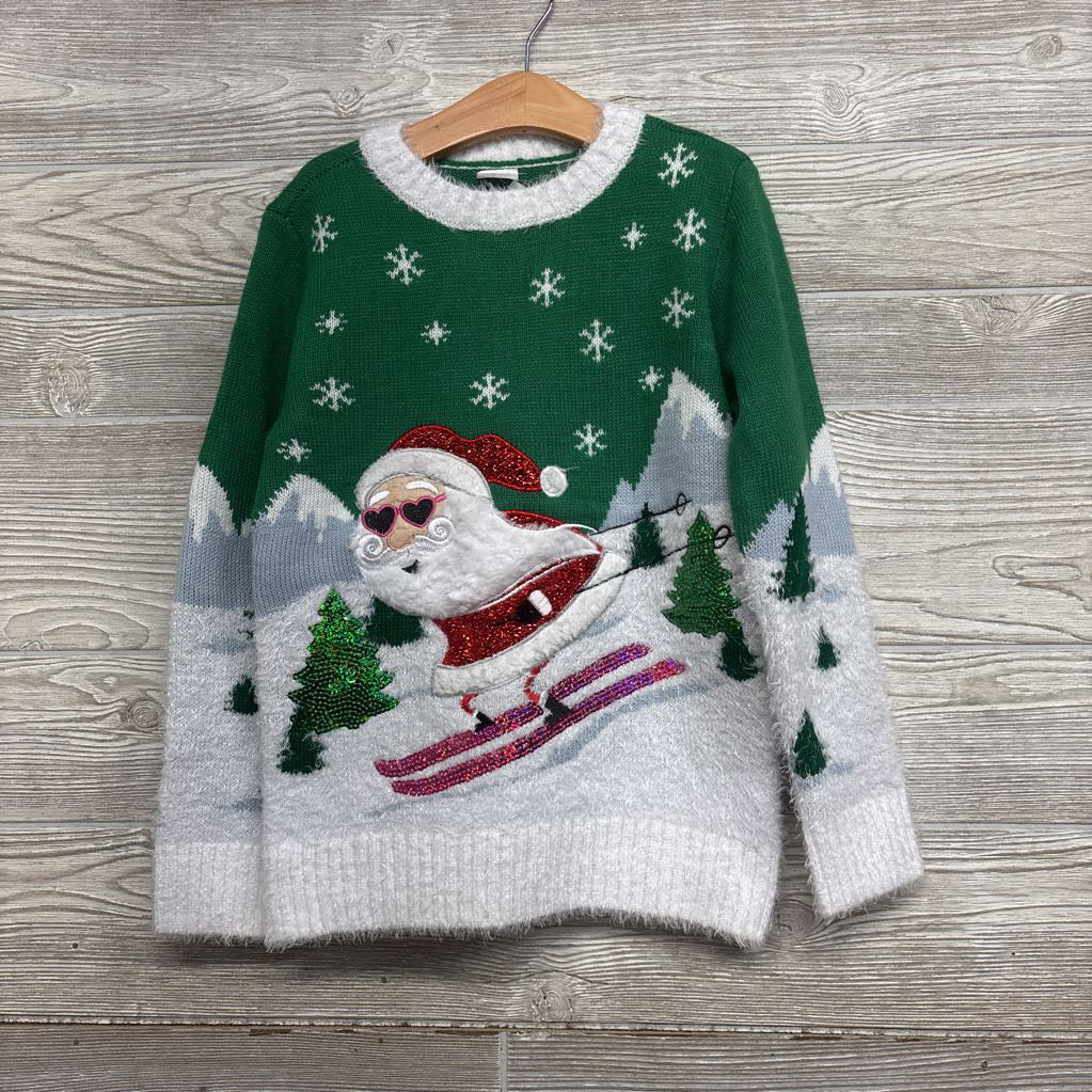 Sweater Santa Skiing 7-8