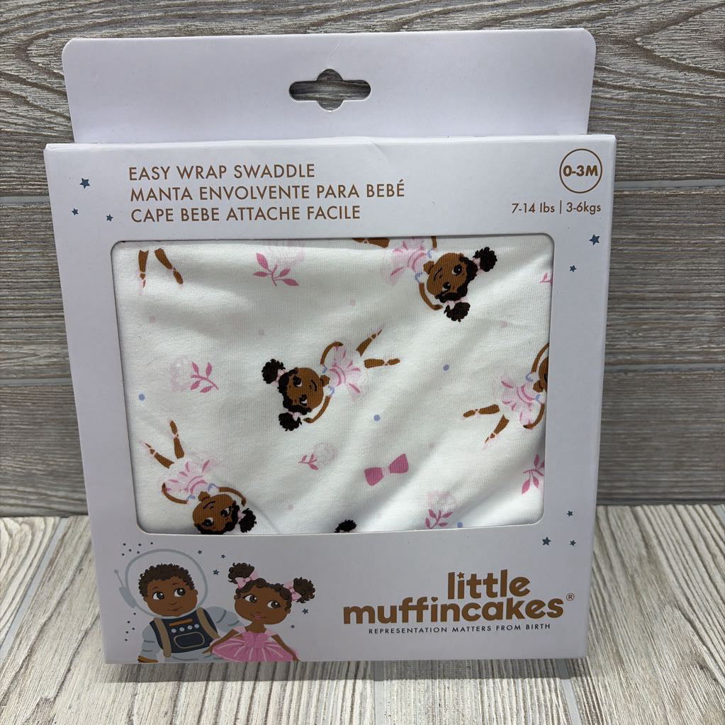 NEW Easy Wrap Swaddle Ballerinas 0-3M