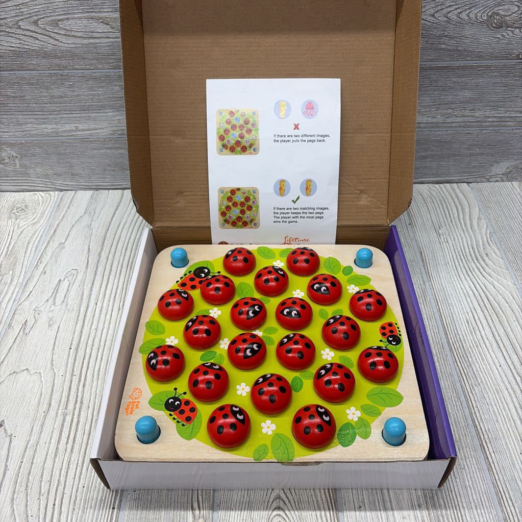 Ladybug's Garden Memory Game